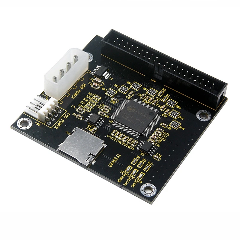 SD SDHC Memory Card Adapter TF To 3.5 Inch IDE Adapter Mini SD To IDE 44Pin Hard Disk Adapter Card For Laptop