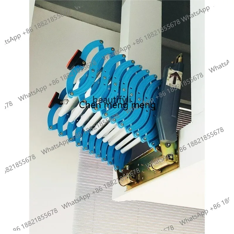 LHY26ss Thickened compartment telescopic ladder Wall hanging attic telescopic stairs Lifting folding invisible ladder