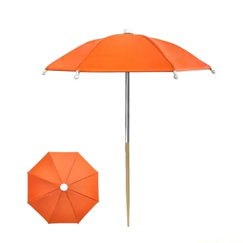 QX2E Compacts Gardening Accessory Umbrellas for Balcony Plant Providing Sun Block and Rainproofed