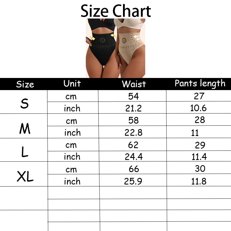 سراويل داخلية نسائية عالية الخصر لشد البطن ورفع الورك سراويل تحتية بحزام قابلة للتنفس بعد الولادة رياضية ثونغ للنساء من القطن