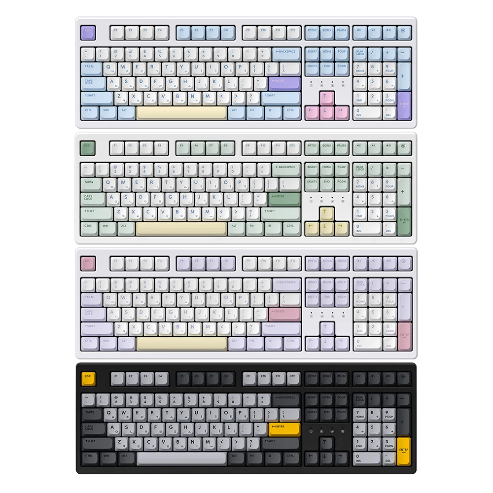 한성컴퓨터 TFG Cloud Max CF 듀얼8K 유무선 가스켓 게이밍 기계식키보드 (동그리)