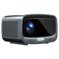 V9 LED 1080P Projector 1000 ANSI Lumens High Brightless Water Cooling Frequency Speaker BT5.0 WIFI 6 for Home Theater Movie