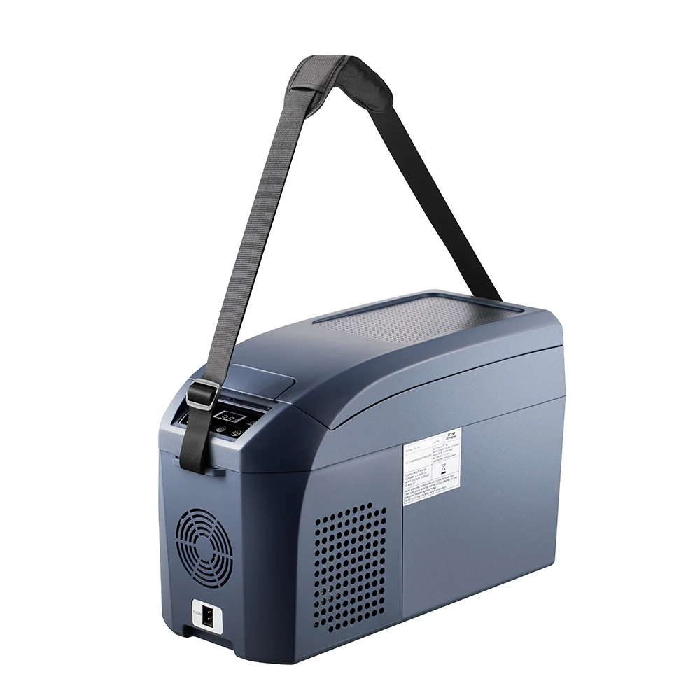 Colku DC-18F Portable Armrest Car Refrigerator Compressor 12V 24V Mini Console Fridge Freezer 16.5L for SUV MPV Truck