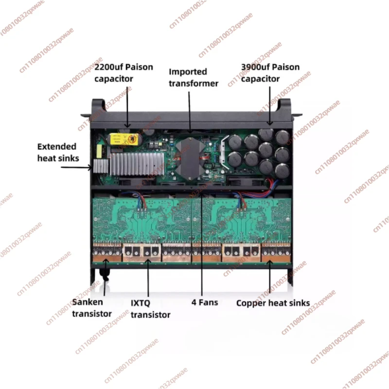 TD High-power Power Amplifier FP10000Q FP1800QT Pure Rear-stage Power Amplifier TD Performance Professional Performance Bass