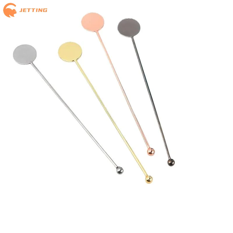 (New) 1Pcs 304 Stainless Steel Stirring Sticks Elegant Swizzle Rods For Cocktails Coffee Bar Restaurant Milk Tea Mixing
