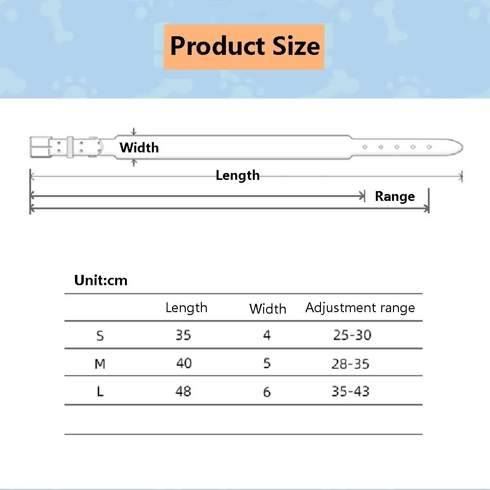 Thicken Adjustable Wide Dog Collar Soft Durable Large Breeds Collars Cowhide Leather Comfortable Dogs Accessories Deerhound