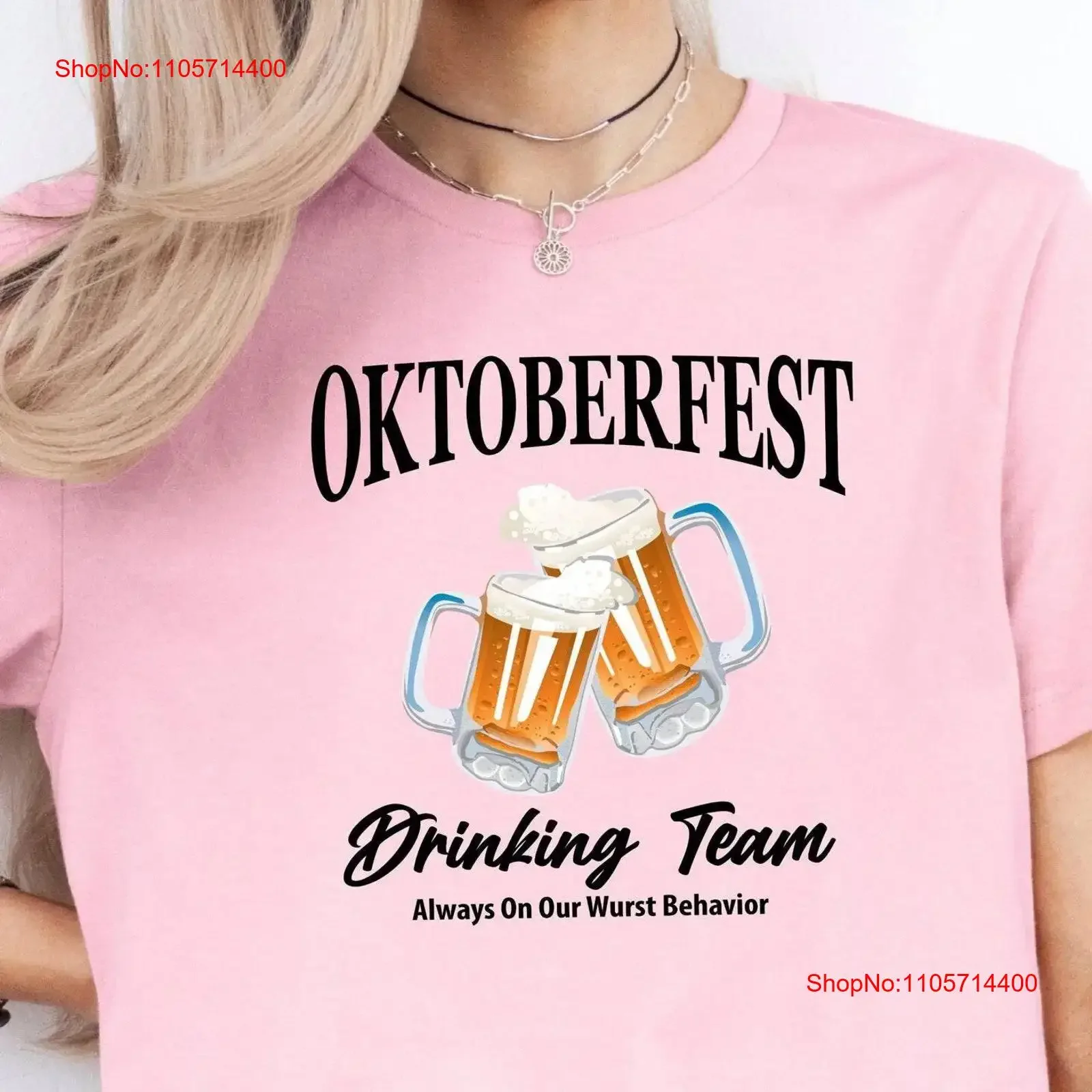 Octoberfest Drinking Team T shirt Oktoberfest Party German Beer Cheers Festival vintage Washed fashion Casual Comfortable