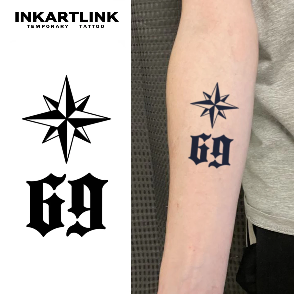 Starlight temporary tattoo sticker, waterproof magic tattoo, lasts to 15 days fake tattoo, semi permanent tattoo