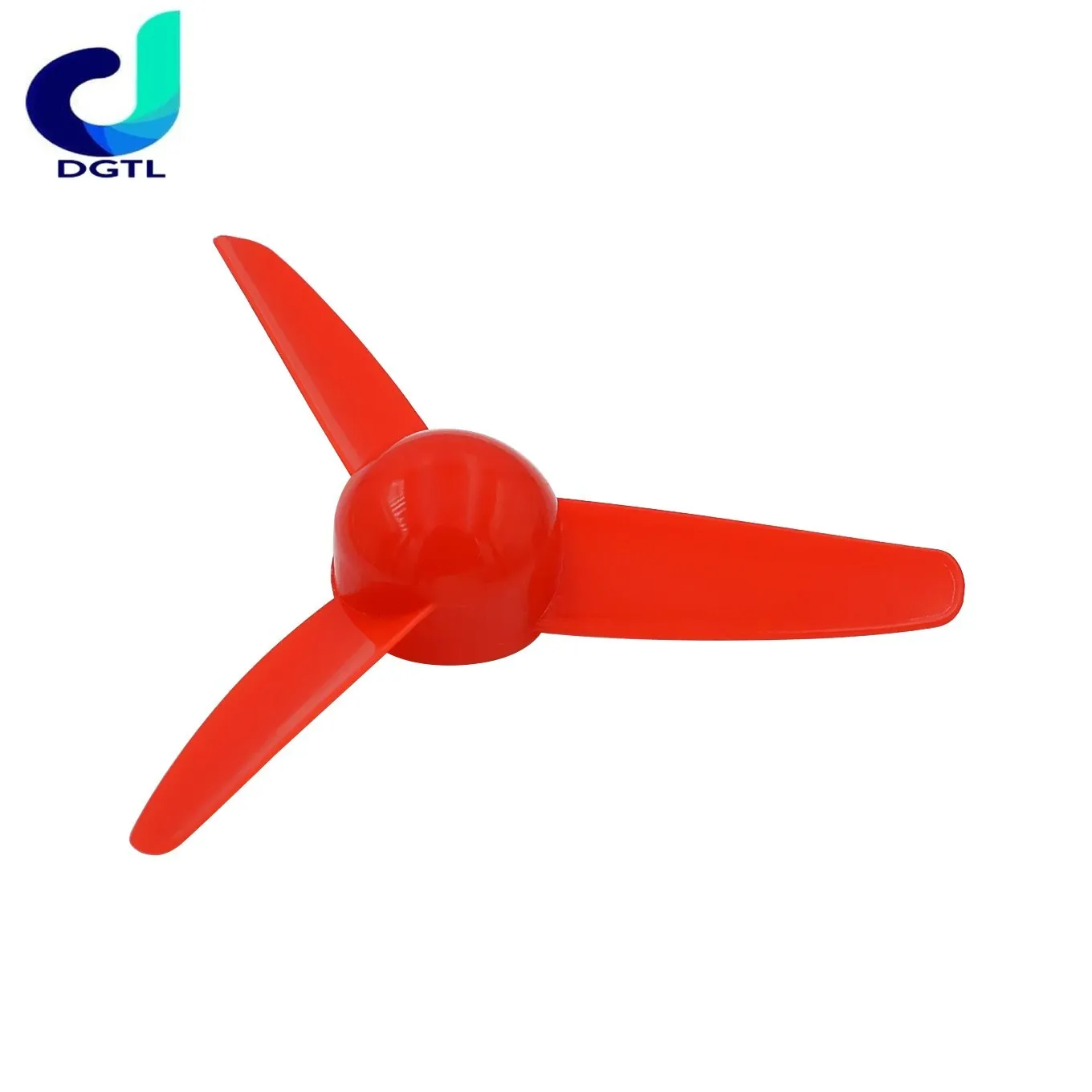 Three Leaf Paddle Model Making Technology, Air Paddle Power Acessórios, 2mm Hole, 80mm, Color