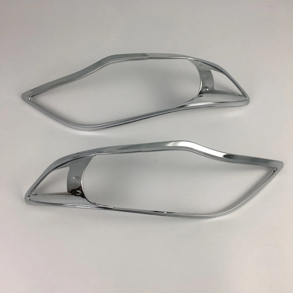 Car Front Head Light Lamp Frame Stick ABS Chrome Cover Trim Stick Frame For Toyota Corolla Altis 2008 2009 2010 2011 2012 2013