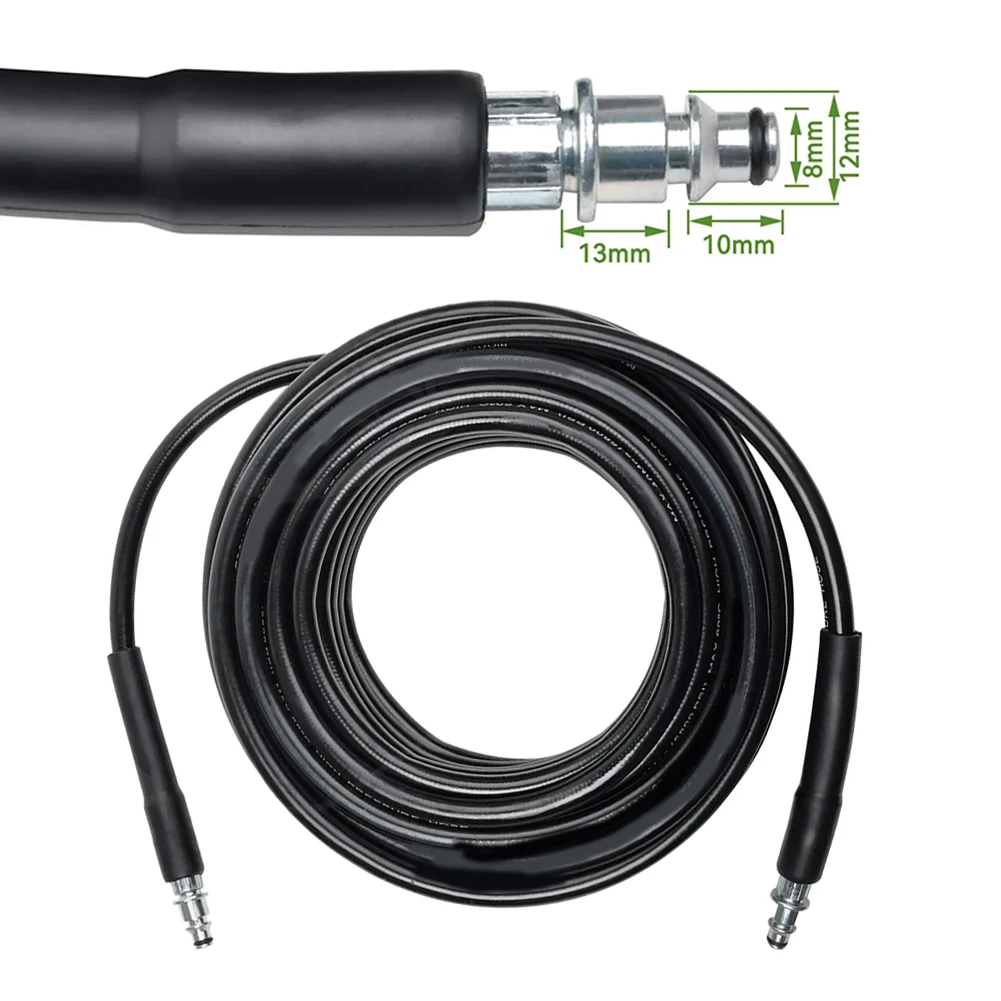 10M Pressure Washer Hose Compatible with For Bosch AQT Series and Easy Aquatak 110120 for Outdoor Cleaning Tasks
