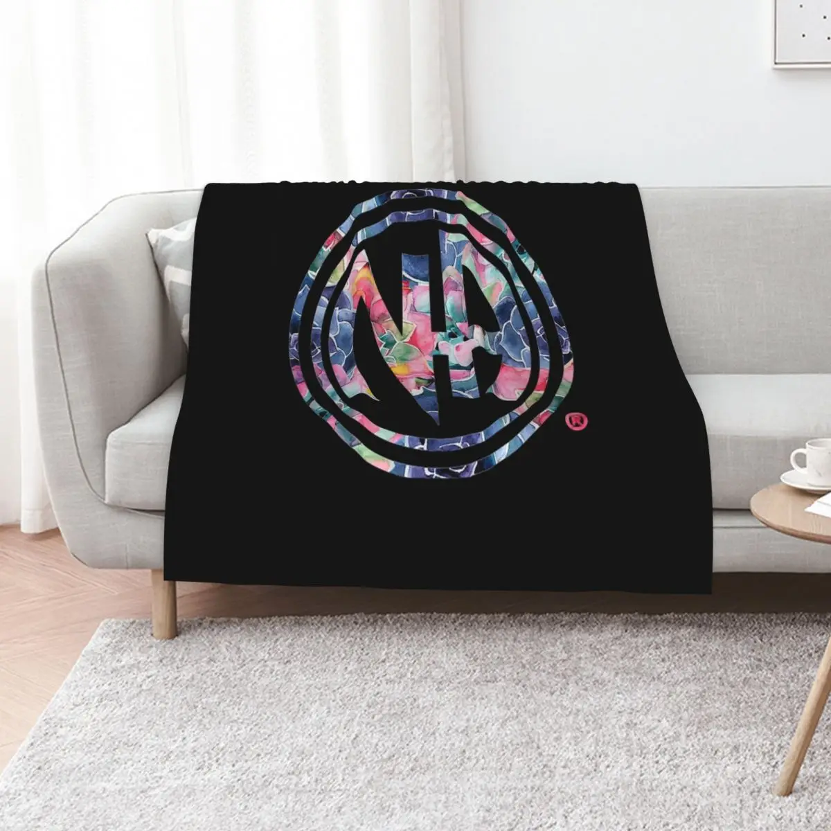 Cool NA Logo Narcotics Anonymous NA AA Throw Blanket Cute Furry Multi-Purpose Bed Blankets