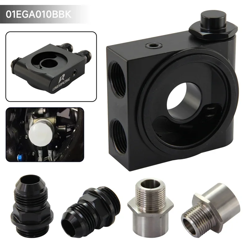 Aluminium-Ölfilter-Adapter, Thermostat 73 ± 0,5 ° M20*1,5 & 3/4-16 UNF und 1/8NPT