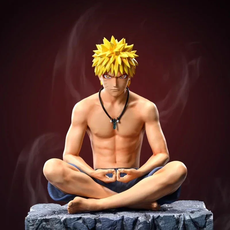 Uzumaki NarAANARUTO Anime PVC Collection Modèle Jouets, Figurines NarAAAction, Méditation, Décoration, Cadeaux