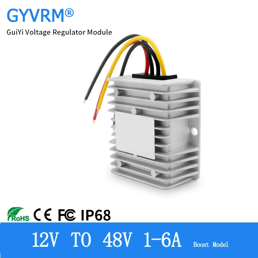 DC-DC Booster 12V to 48V Step Up Converter 24V to 48V 1A 2A 3A 5A 6A  Boost Converter 12V(9-30V) to 48V Step Up DC  Boost Module