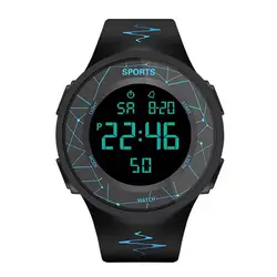 New Sports Digital Watches for Men Women Kids Multifunction Military Sport Watch 5ATM Waterproof Luminous LED Electronic Watch