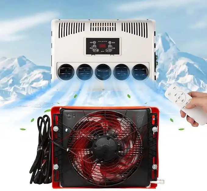 

12/24V DC Split Electric Air Conditioner, Replacement Unit for Trucks, RVs, Buses, Trailers, Vans, Agricultural Vehicles