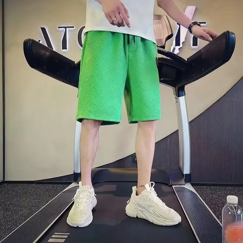 

Новые летние мужские брюки American Sle, тонкие дизайнерские брюки Sensation, маленькие свободные спортивные повседневные брюки большого размера с пятью четвертью