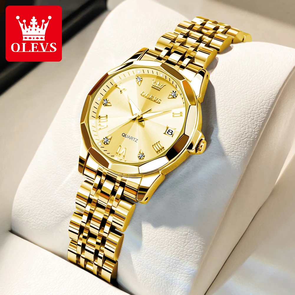 

OLEVS 9931 Women's Watches Stainless Steel Retro Hot Style Great Quality Watches for Women Waterproof Quartz Fashion Women Watch