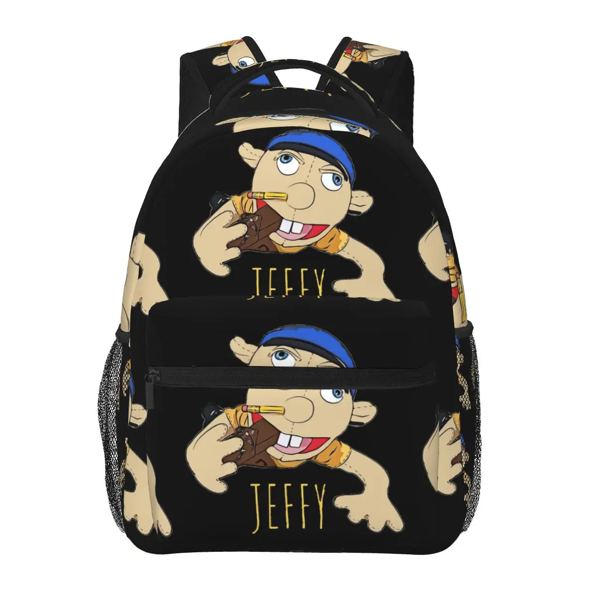 Jeffy The Puppet Hot Selling! Backpacks Boys Girls Bookbag Students School Bags Cartoon Kid Rucksack Shoulder Bag Large Capacity