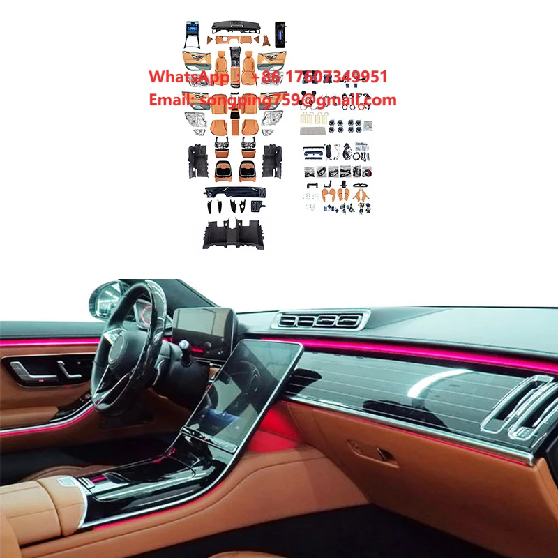 2009-2013 W221 Upgrade W223 High-end Body Kit S-Class Luxury Car Interior Dashboard Upgrade for Benz S-Class