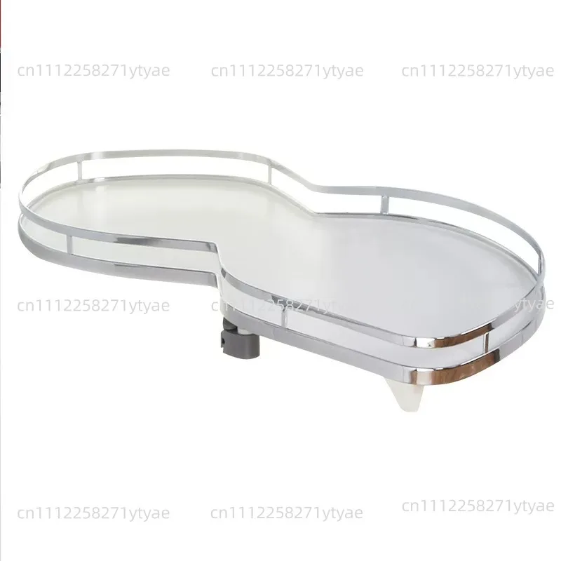Rotating Corner Basket For Kitchen Cabinet Double Layer Storage