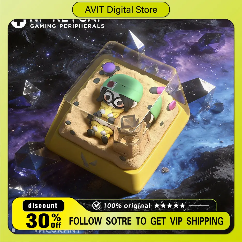 

NEW VALORANT Keyboard Keycap for DIY Backlit Keycaps for Pc Gaming Classic Key Caps Suit Suit Personalized Game Anime Gifts