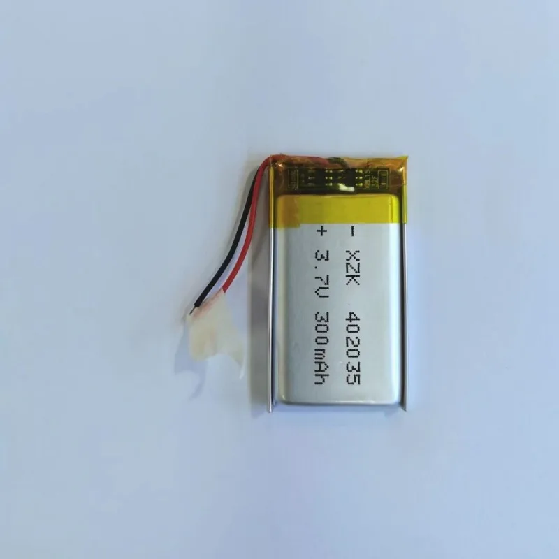 New 3.7V 250mAh 402035 Li-Polymer Rechargeable Battery for Bluetooth Speaker Voice Recorder Beauty Device Small Fan RC Toys