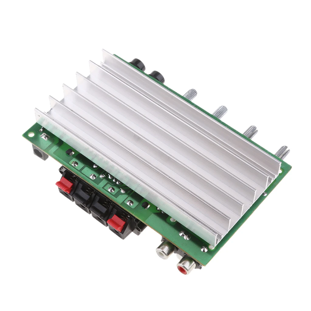 ABZW DX0809 2채널 전력 증폭기 보드 60W Hi-Fi 스테레오 오디오 전력 증폭기 볼륨 톤 제어 보드 키트