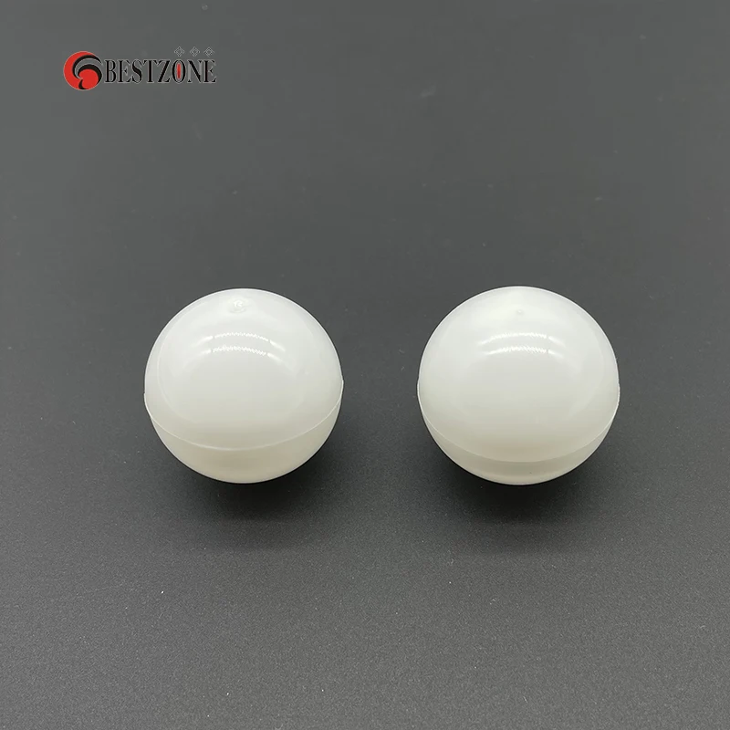 100pcs/ lot Diameter 38mm All White Color Plastic Vending Toy Capsule Empty Surprise Ball Container Kids For Vending Machine