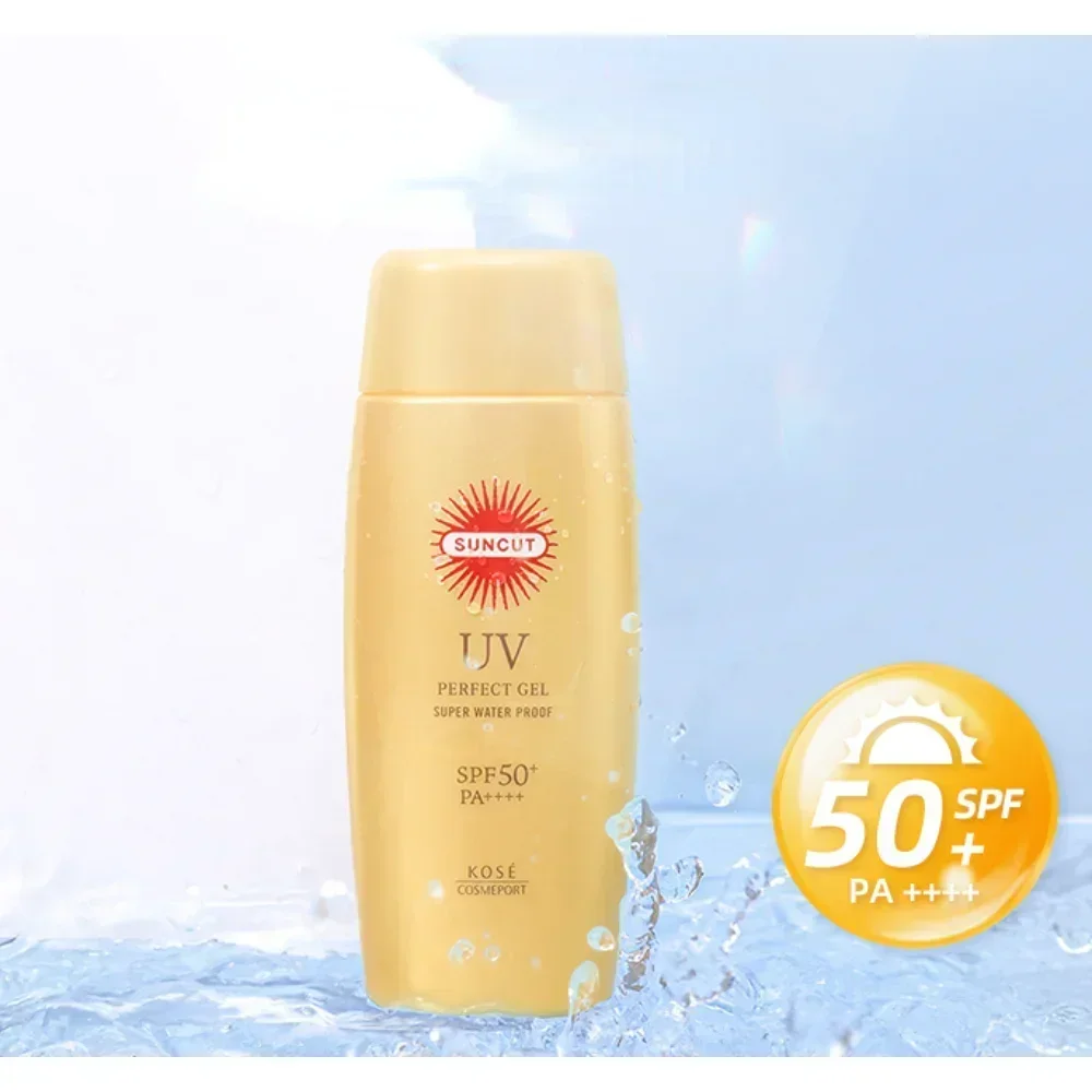 

KOSE Солнцезащитный гель для лица и тела 100 г Suncut Gold Bottle Изолированный солнцезащитный крем SPF50 + PA +++ Водонепроницаемый японский уход за кожей