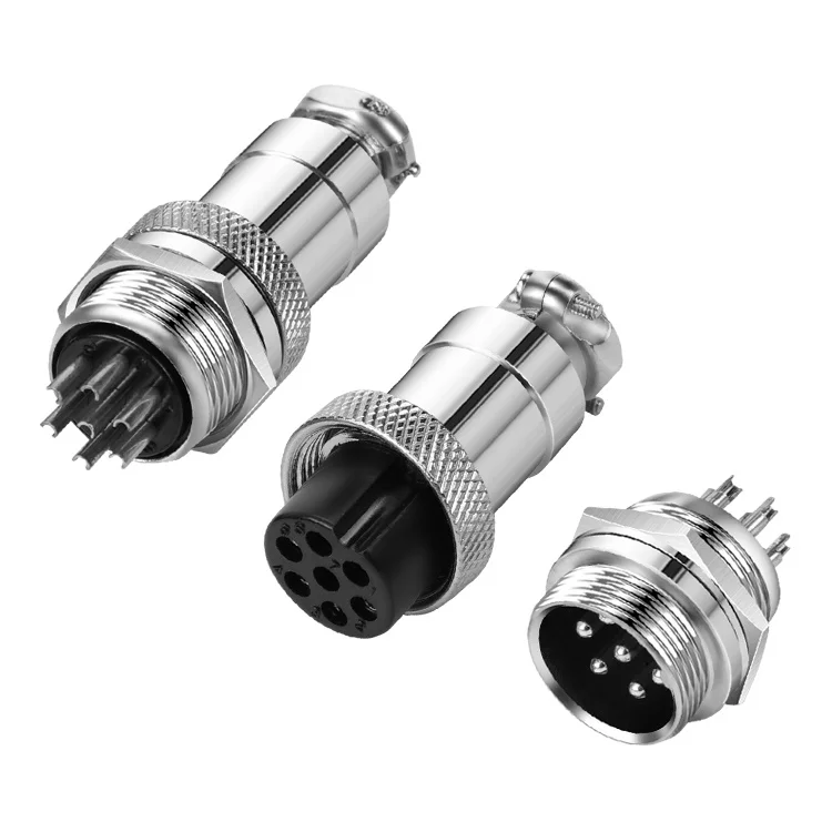 5/10/20Set GX12 GX16 GX20 2 3 4 5 6 7 8 9 10 12 14 15 Pin Male&Female Docking Aviator Aviation Plug Socket Circular Connector