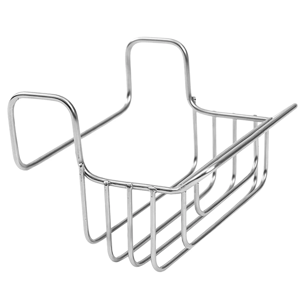 

Stainless Steel Sink Sponge Holder Kitchen Washcloth ganizer 304 Material Drainer Rack for Sponge Dish Brush Storage Bathroom