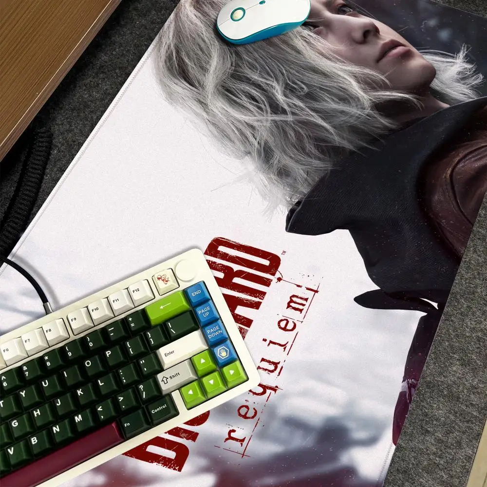 

Evil Mouse Pad Xxl Computer Large Size Non-slip Game Gamer Keyboard 90x40cm Art Design Requiem HD R-Resident Deskmat