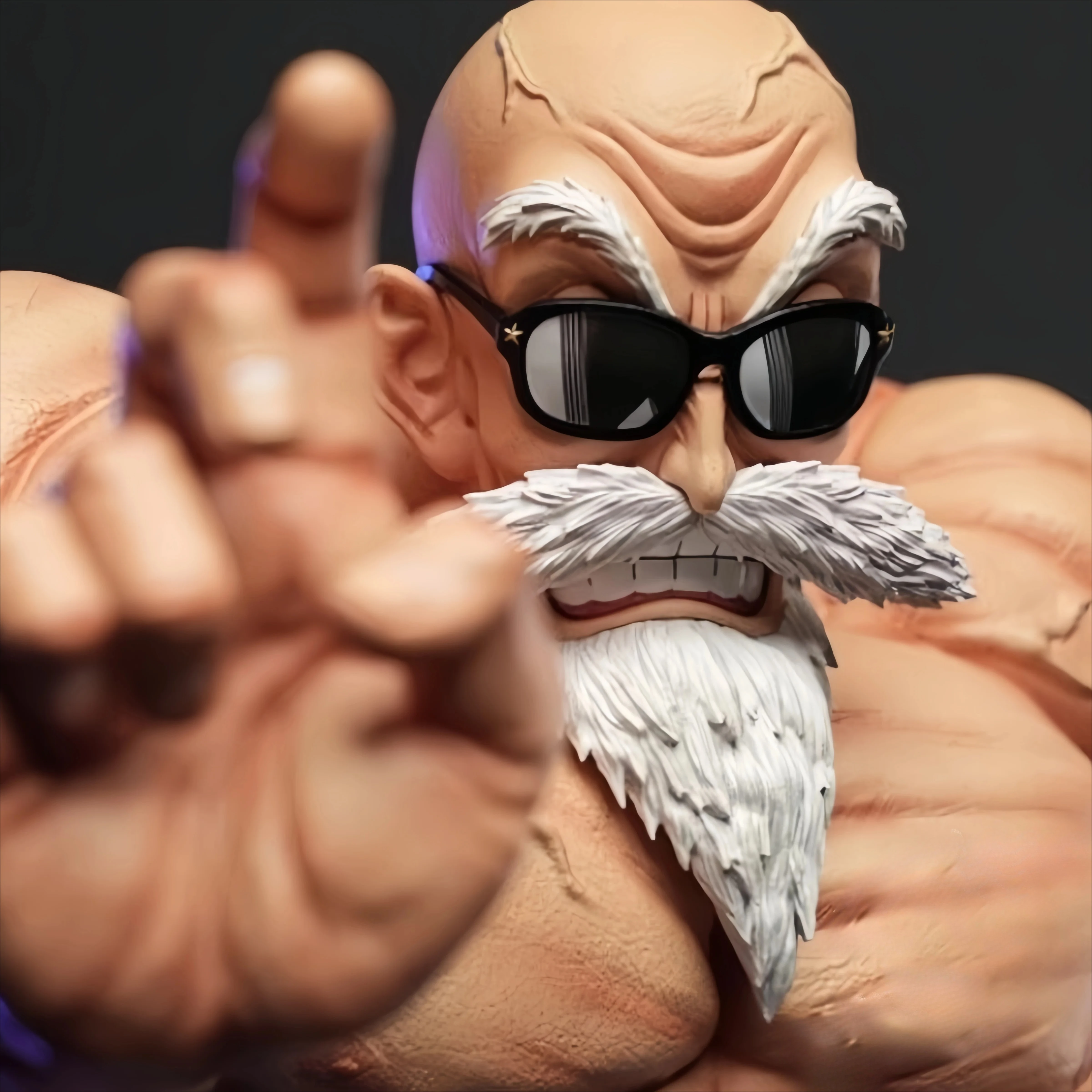 Аниме Dragon Ball фигурка GK Muscle Master Roshi Goku Kame Sennin Фигурка из ПВХ Фигурка Модель Детские куклы Подарочные игрушки 10 см!