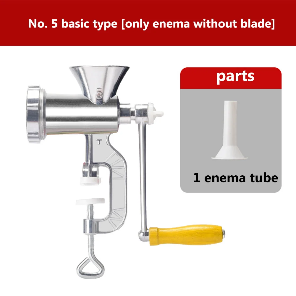 Multifunctional Handheld Making Mincer Cooking Tools Portable Sausage Stuffer Filler Hand Crank Accessories Kitchen Supplies
