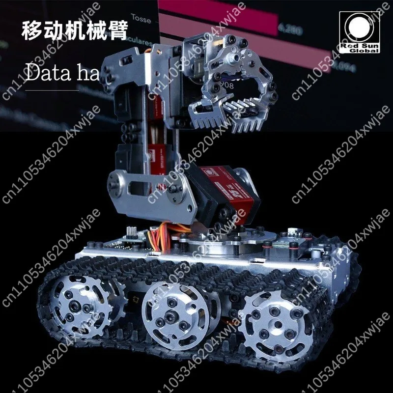 Mobile Robotic Arm DIY Robot Kit With Gripper Compatible Arduino Programmable Mechanical Manipulator For Student Project