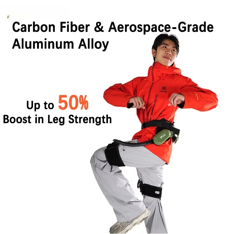 Wearable Robotic Cycling Assist Device AI Carbon Fiber Robot for Walking Climbing Hiking Long Battery Exoskeleton Robot