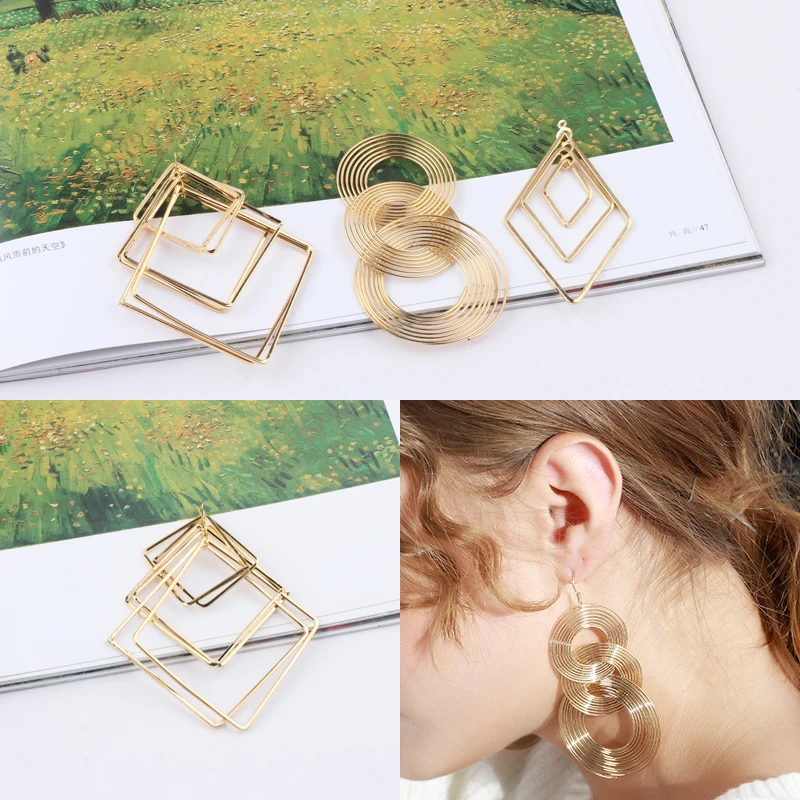 4-шт-Заготовки-для-украшений-diy-квадратные-подвески-шармы-ручной-работы-с-золотым-гальваническим-покрытием-переплетающиеся-для-серег