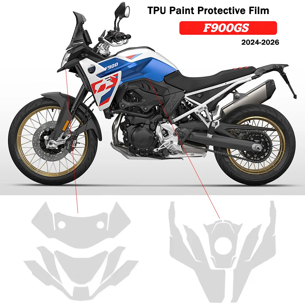 For BMW F900GS  Motorcycle PPF Paint Protection Fairing Protection TPU Anti-scratch Film Fits F900 GS Protective Film 2024-2026