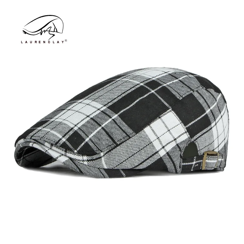 Men's Women's Newsboy Hat Flat Adjustable Plaid Ivy Gatsby Cabbie Driving Golf Hat Beretbbie Gatsby Driving Cap