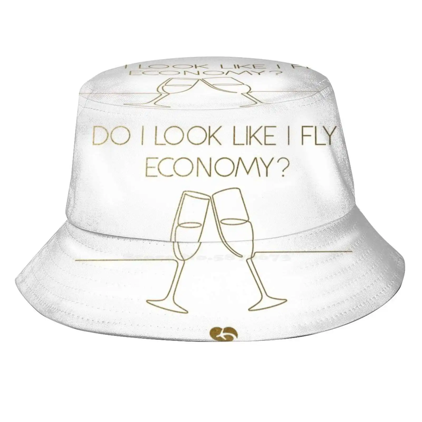 Copy Of Do I Look Like I Fly Economy - Funny Traveler Quote Design Sun Cap Fisherman Hat Bucket Hats Do I Look Like I Fly