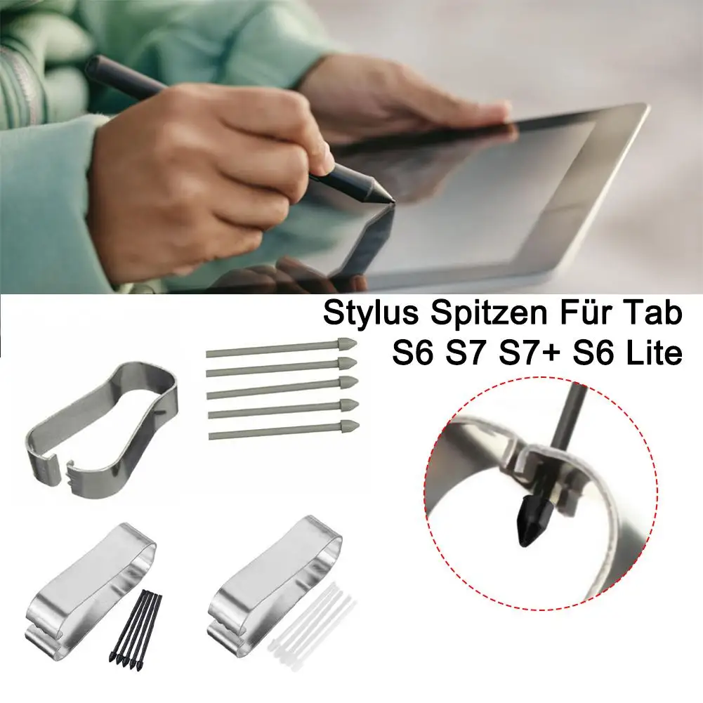 1SET Removal Tweezers Tool Touch Stylus S Pen Nib Tips For Samsung-Galaxy Tab S6 T860 T865/S6 Lite 10.4 SM-P610 SM-P615