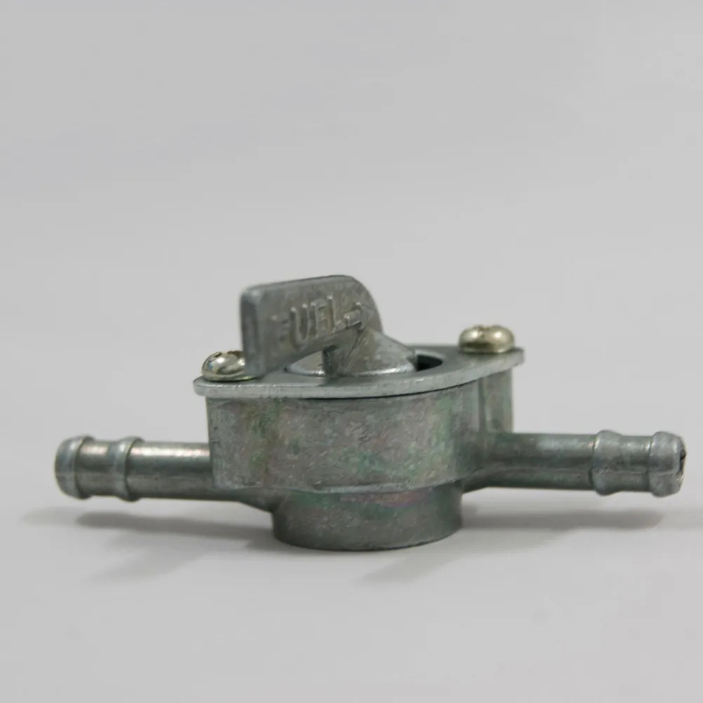 Zinc Alloy on Off Fuel Shutoff Valve Petcock for Generator Gas Tank 2T 4T Engine Silver 5.5cm Total Length 0.6cm Outlet Diameter