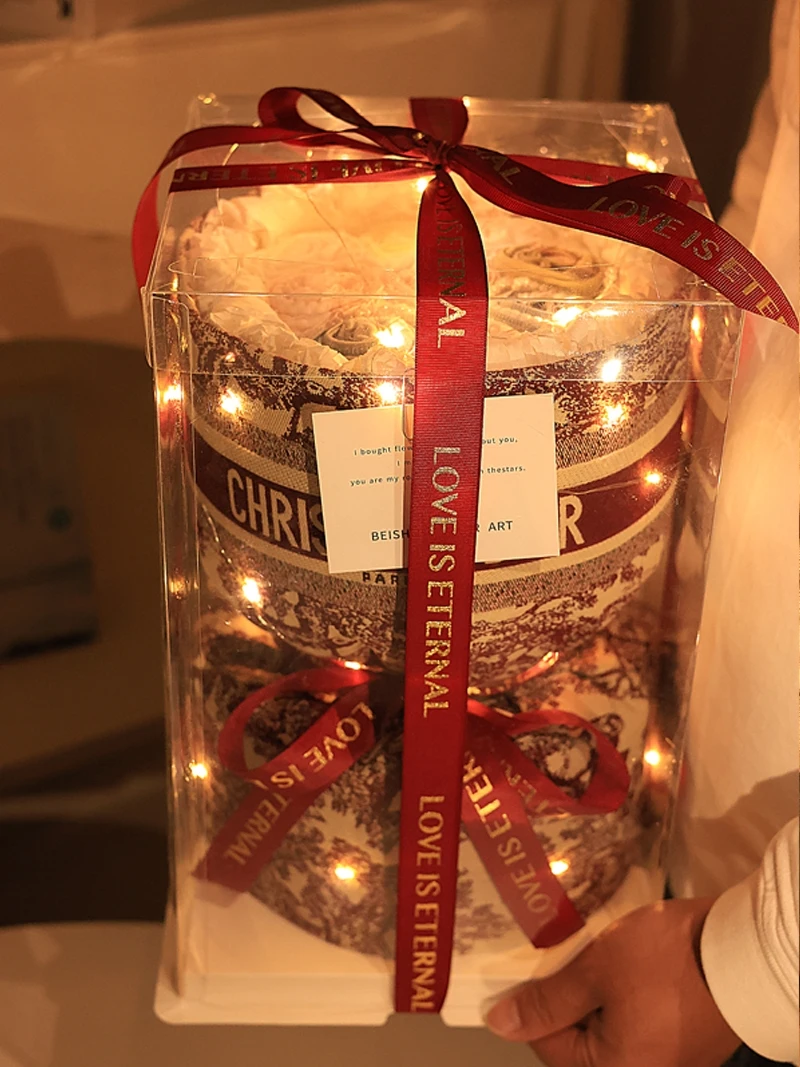 

Подарочный набор на День святого Валентина: букет из нижнего белья и чая в традиционной коробке – подарок на день рождения для девушки или лучшей подруги