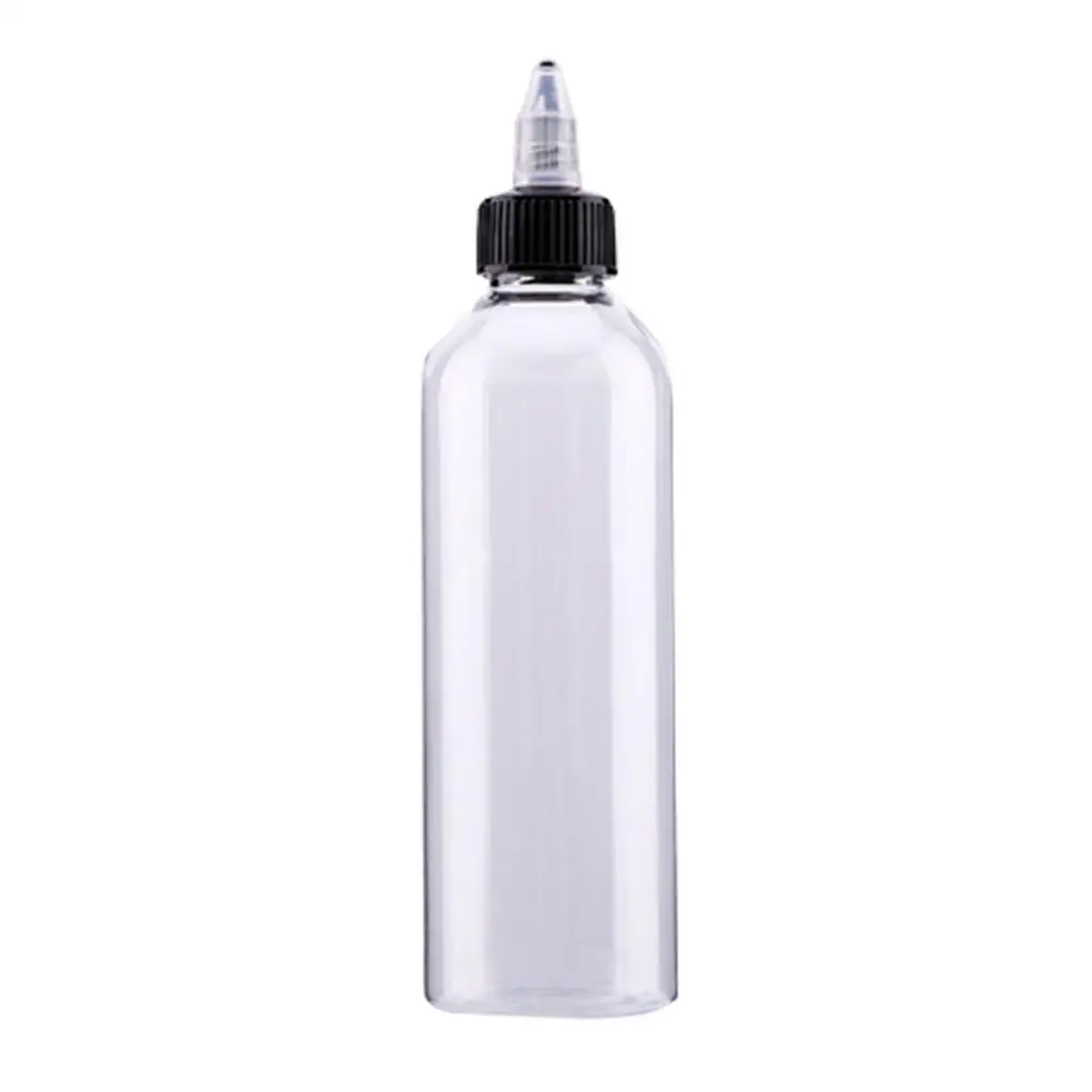 AfricHI-Récipient en plastique pour encre d'aérographe, corps en PE, 250ml, 5 pièces