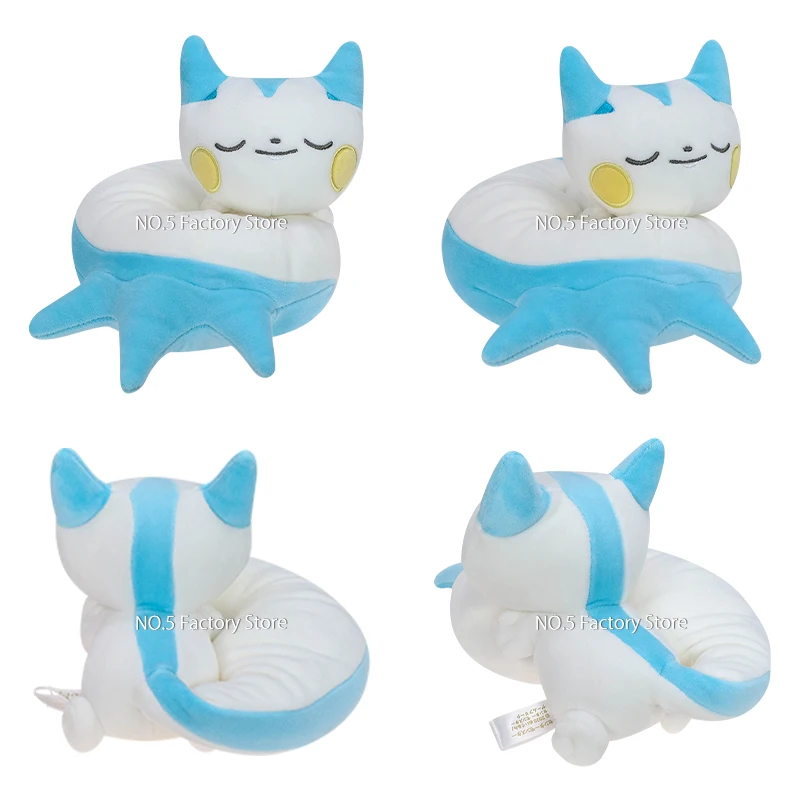 Cute Sleeping Pachirisu Pokemon Plush Toy Gengar Mew Soft Cartoon Animals Stuffed Doll Halloween Gifts