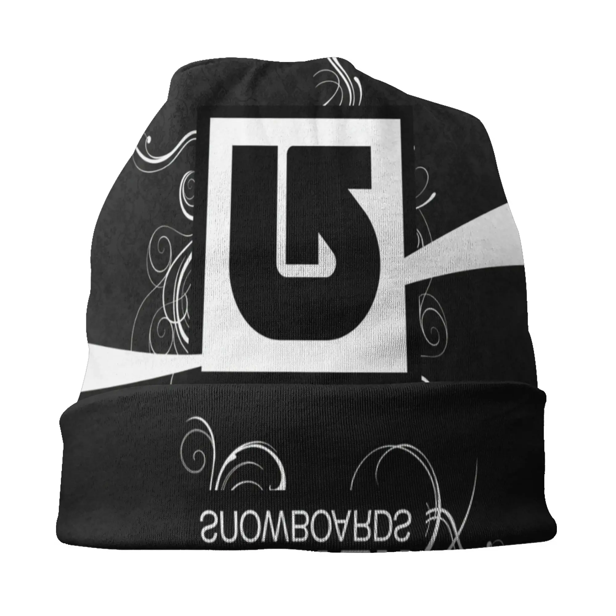 Burtones Mountain Arrow Snowboard Skullies Beanies Caps Hip Hop Winter Warm Men Women Knitted Hats Unisex Adult  Bonnet Hats