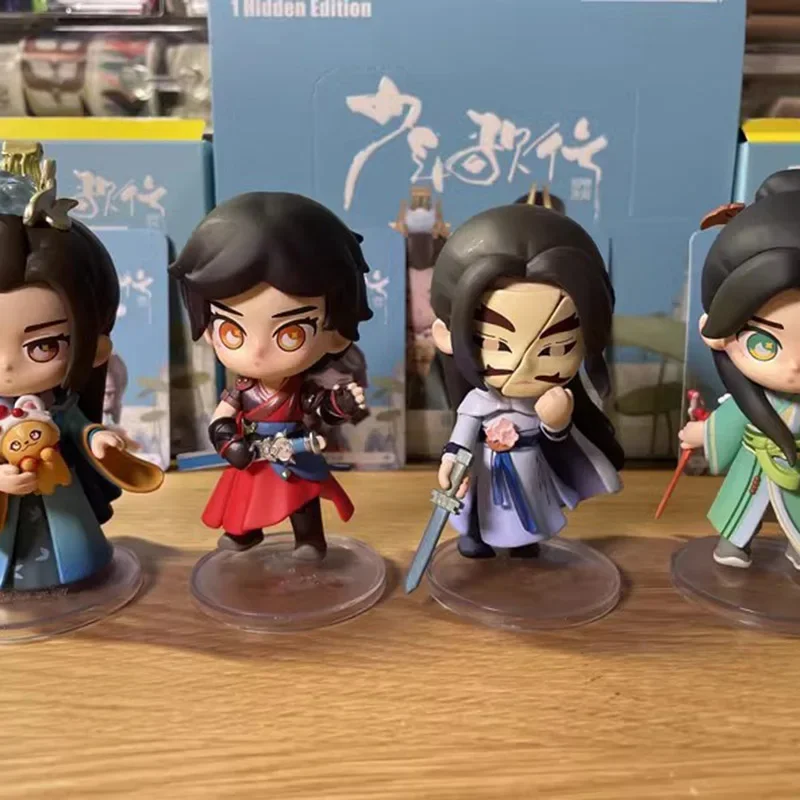 Mistério Blind Box Model Doll, Brinquedos surpresa, Presente, Caixas surpresa, Ornamentos, Shi Xing, Xiao Se, Wuxin, Lei Wujie, Zhao, Yuzhen