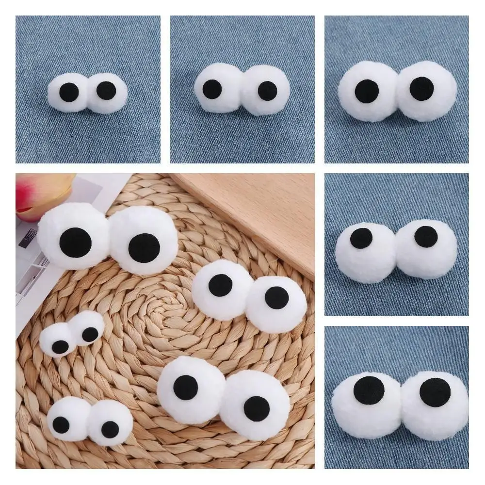 Yeux de poupée ronds, artisanat mignon, accessoires de poupée, jouets doux, accessoires de bijoux d'accès de poupée, bricolage